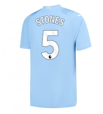 Manchester City John Stones #5 Hjemmebanetrøje 2023-24 Kort ærmer